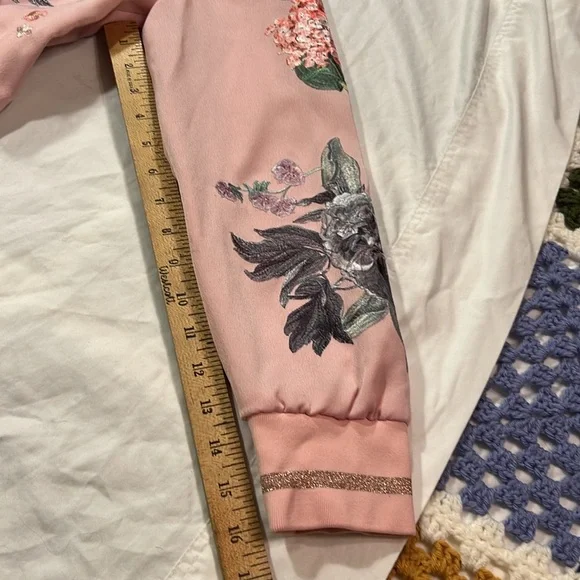 Ted Baker Women embroidered light weight jacket size 2 (US 4-6) pink - Picture 11 of 13